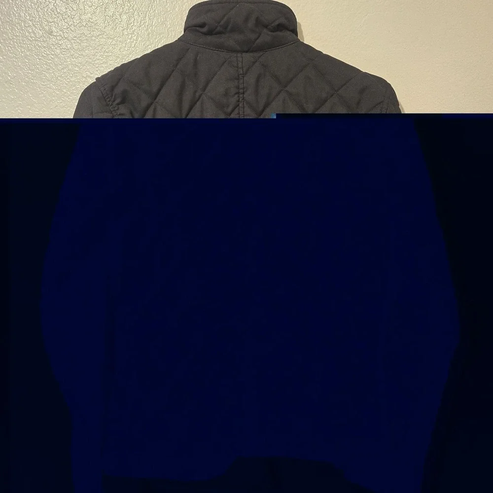 Lauren Ralph Lauren Women's Black Quilted Light Padded Full Zip Jacket Sz Small - Picture 6 of 9